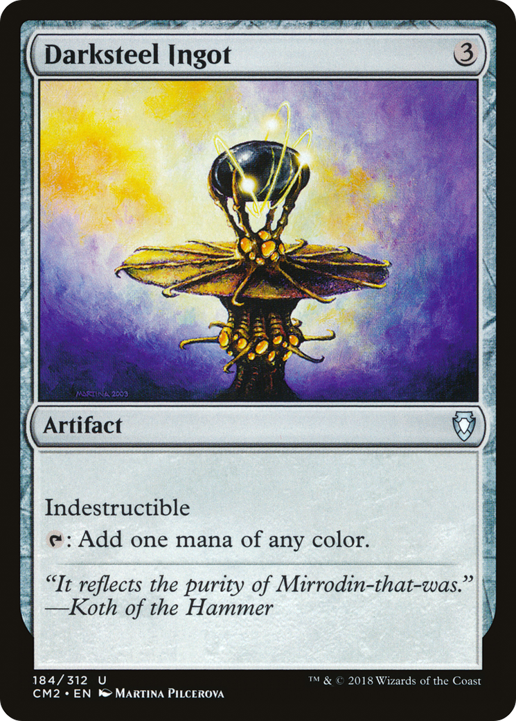 Darksteel Ingot (CM2-184) - Commander Anthology Volume II - Premium MTG Single from Wizards of the Coast - Just $0.27! Shop now at Game Crave Tournament Store