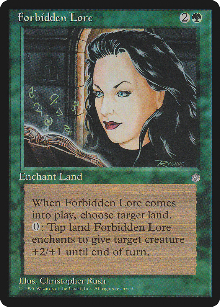 Forbidden Lore (ICE-236) - Ice Age - Premium MTG Single from Wizards of the Coast - Just $0.33! Shop now at Game Crave Tournament Store
