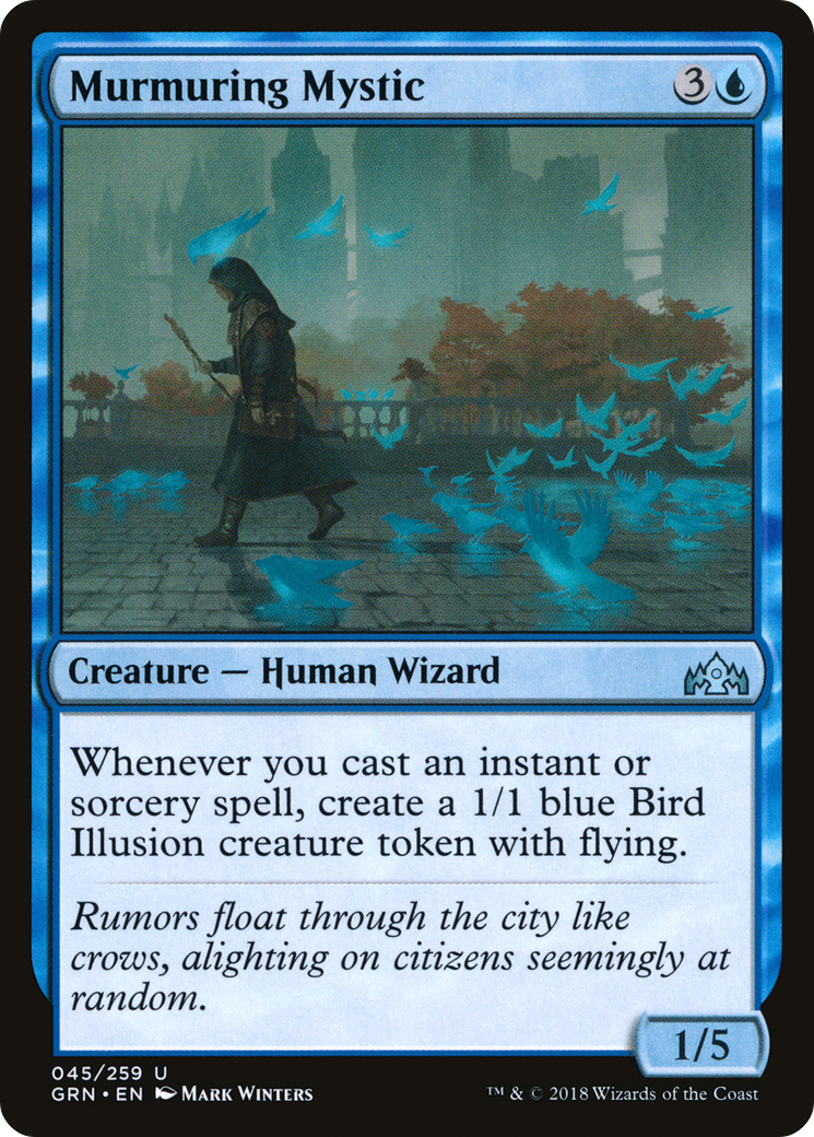 Murmuring Mystic (GRN-045) - Guilds of Ravnica Foil - Premium MTG Single from Wizards of the Coast - Just $0.73! Shop now at Game Crave Tournament Store