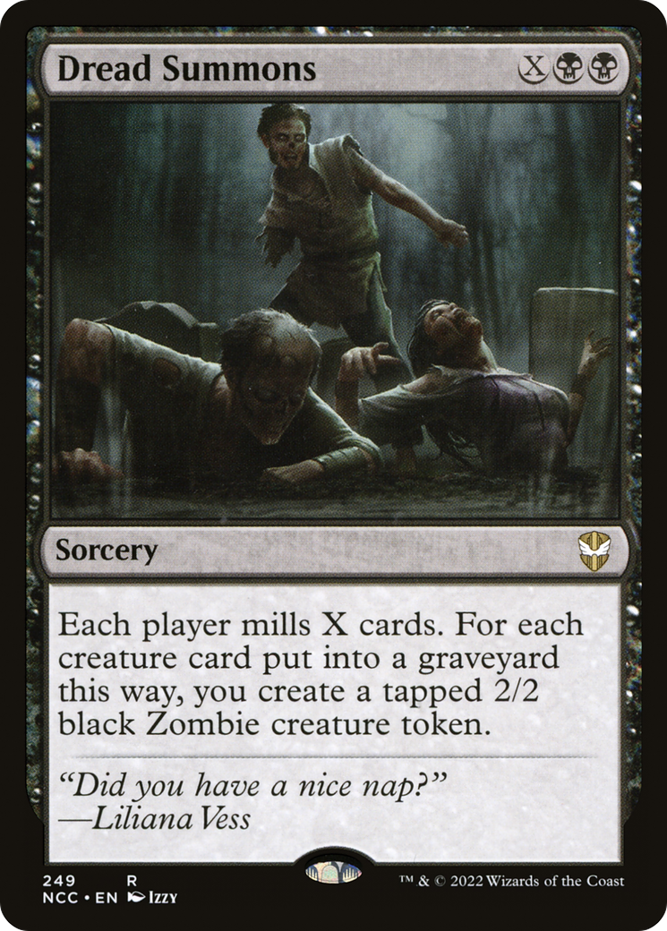 Dread Summons (NCC-249) - New Capenna Commander - Premium MTG Single from Wizards of the Coast - Just $0.36! Shop now at Game Crave Tournament Store