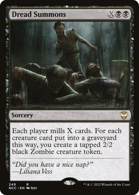 Dread Summons (NCC-249) - New Capenna Commander - Premium MTG Single from Wizards of the Coast - Just $0.36! Shop now at Game Crave Tournament Store