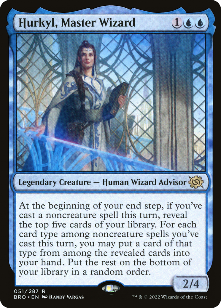 Hurkyl, Master Wizard (BRO-051) - The Brothers' War - Premium MTG Single from Wizards of the Coast - Just $0.08! Shop now at Game Crave Tournament Store