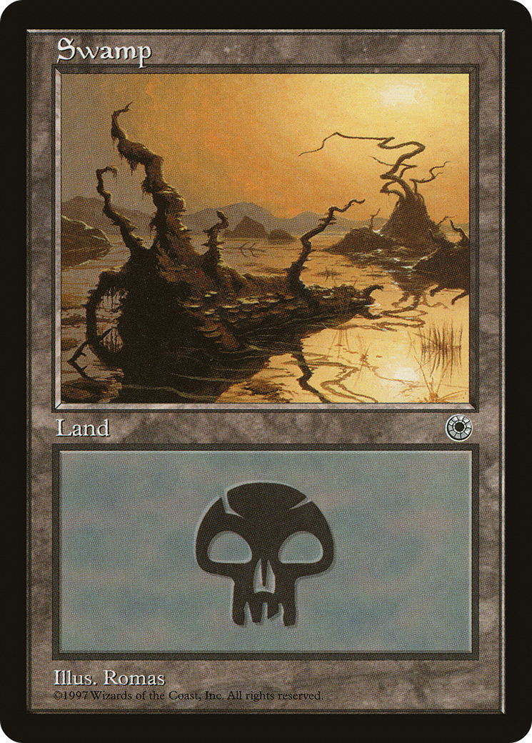 Swamp (POR-207) - Portal - Premium MTG Single from Wizards of the Coast - Just $0.66! Shop now at Game Crave Tournament Store