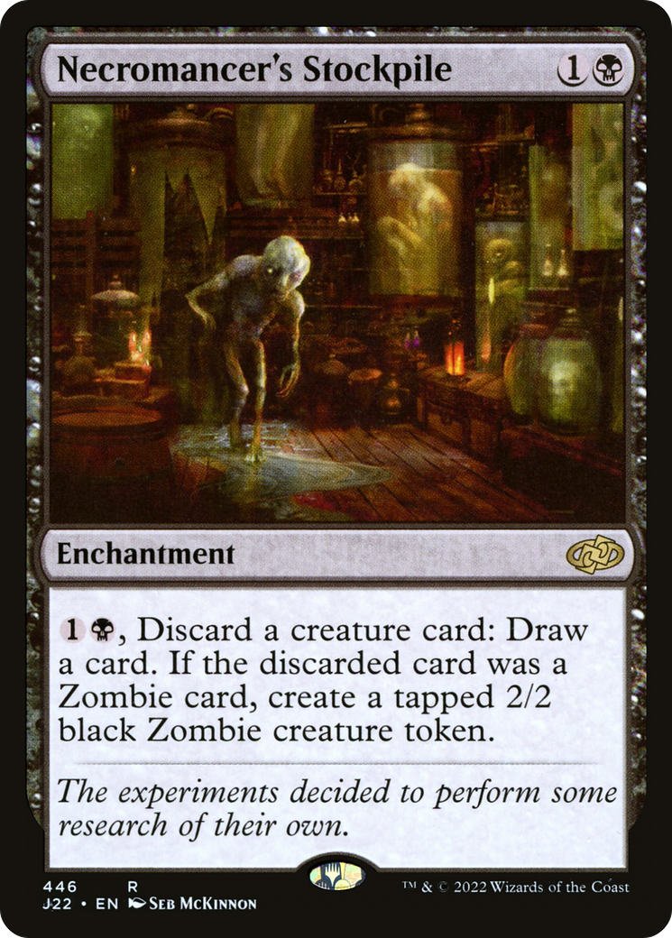 Necromancer's Stockpile (J22-446) - Jumpstart 2022 - Premium MTG Single from Wizards of the Coast - Just $0.08! Shop now at Game Crave Tournament Store