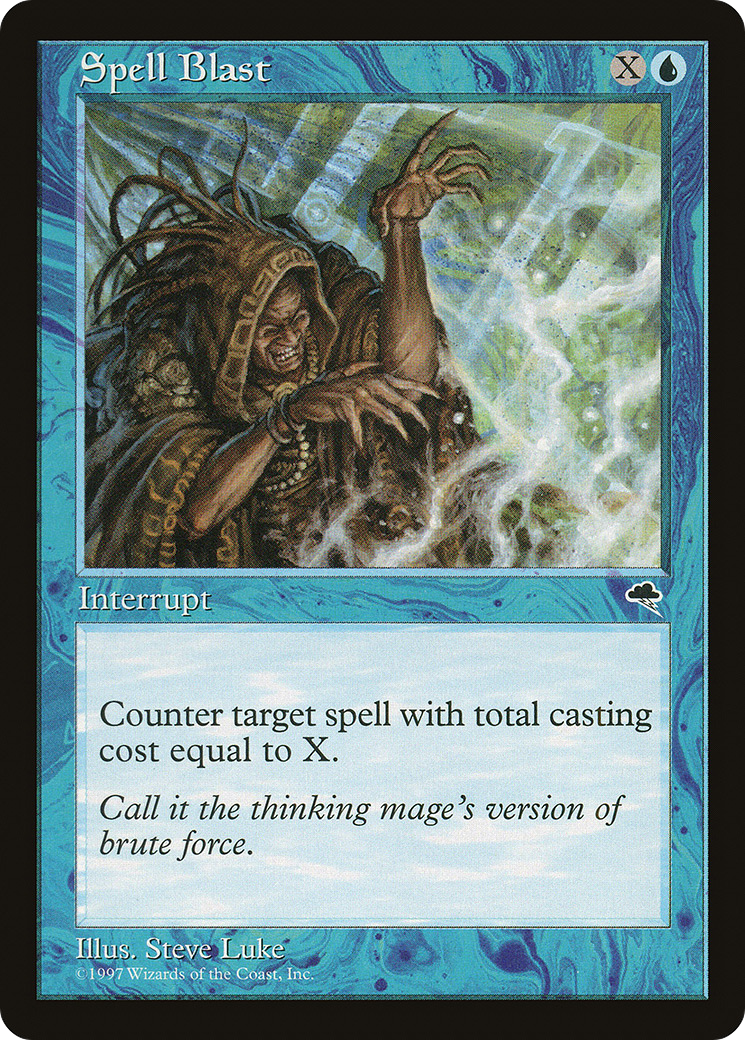 Spell Blast (TMP-089) - Tempest - Premium MTG Single from Wizards of the Coast - Just $0.08! Shop now at Game Crave Tournament Store