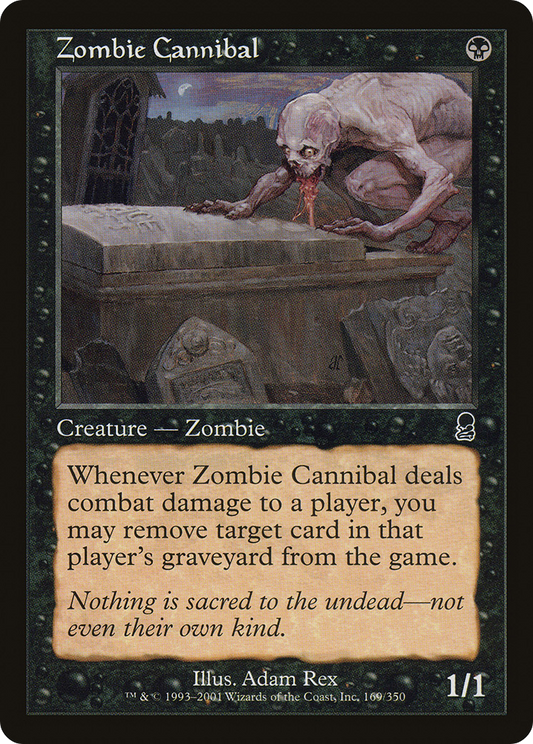 Zombie Cannibal (ODY-169) - Odyssey Foil - Premium MTG Single from Wizards of the Coast - Just $0.48! Shop now at Game Crave Tournament Store