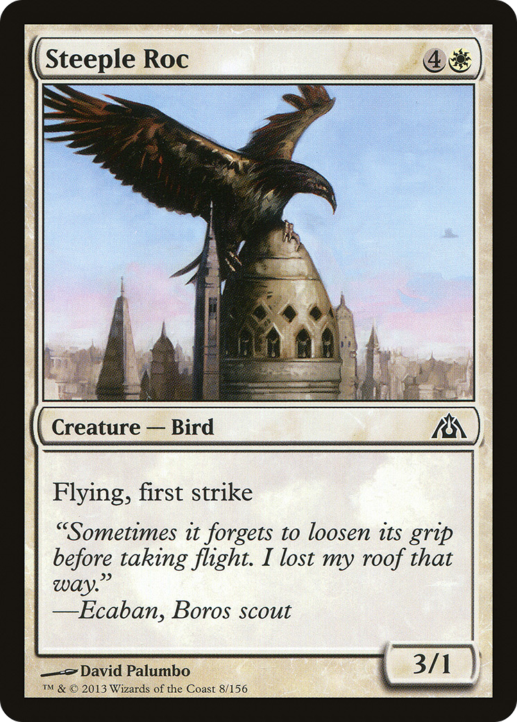 Steeple Roc (DGM-008) - Dragon's Maze Foil - Premium MTG Single from Wizards of the Coast - Just $0.08! Shop now at Game Crave Tournament Store