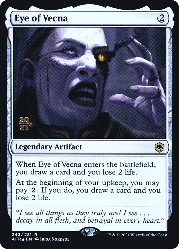 Eye of Vecna (PAFR-243S) - Adventures in the Forgotten Realms Promos Foil - Premium MTG Single from Wizards of the Coast - Just $0.46! Shop now at Game Crave Tournament Store