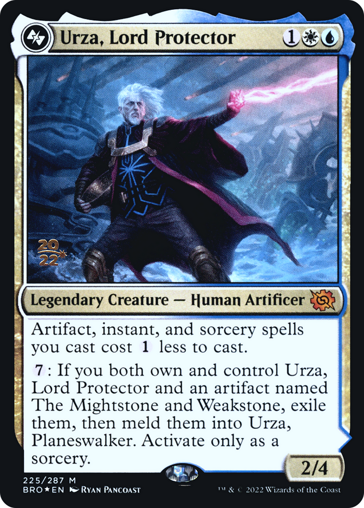 Urza, Lord Protector (PBRO-225S) - The Brothers' War Promos Foil - Premium MTG Single from Wizards of the Coast - Just $4.41! Shop now at Game Crave Tournament Store