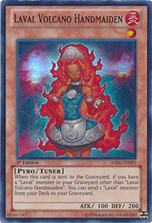 Laval Volcano Handmaiden (HA06-EN002) - Hidden Arsenal 6: Omega Xyz Unlimited - Premium Yugioh Single from Konami - Just $0.80! Shop now at Game Crave Tournament Store