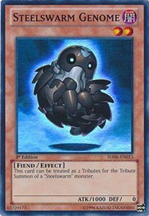 Steelswarm Genome (HA06-EN013) - Hidden Arsenal 6: Omega Xyz 1st Edition - Premium Yugioh Single from Konami - Just $0.25! Shop now at Game Crave Tournament Store