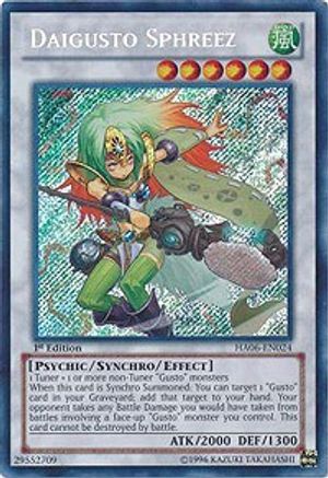 Daigusto Sphreez (HA06-EN024) - Hidden Arsenal 6: Omega Xyz Unlimited - Premium Yugioh Single from Konami - Just $0.58! Shop now at Game Crave Tournament Store