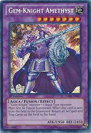 Gem-Knight Amethyst (HA06-EN047) - Hidden Arsenal 6: Omega Xyz Unlimited - Premium Yugioh Single from Konami - Just $8.71! Shop now at Game Crave Tournament Store