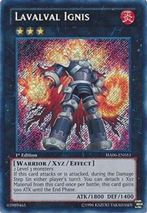 Lavalval Ignis (HA06-EN051) - Hidden Arsenal 6: Omega Xyz 1st Edition - Premium Yugioh Single from Konami - Just $0.36! Shop now at Game Crave Tournament Store