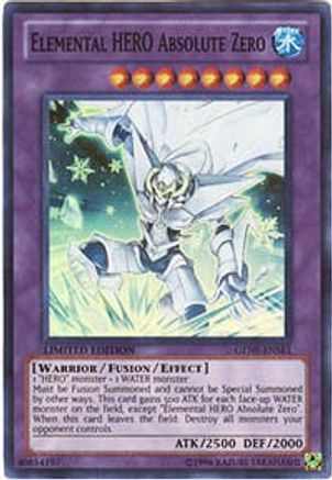 Elemental HERO Absolute Zero (GENF-ENSE1) - Generation Force Limited - Premium Yugioh Single from Konami - Just $4.42! Shop now at Game Crave Tournament Store
