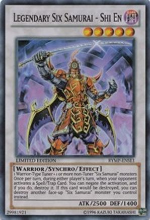 Legendary Six Samurai - Shi En (RYMP-ENSE1) - Ra Yellow Mega Pack Limited - Premium Yugioh Single from Konami - Just $3.16! Shop now at Game Crave Tournament Store