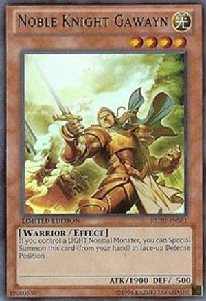 Noble Knight Gawayn (REDU-EN000) - Return of the Duelist Unlimited - Premium Yugioh Single from Konami - Just $0.45! Shop now at Game Crave Tournament Store