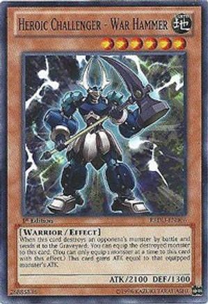 Heroic Challenger - War Hammer (REDU-EN006) - Return of the Duelist Unlimited - Premium Yugioh Single from Konami - Just $0.08! Shop now at Game Crave Tournament Store