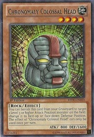 Chronomaly Colossal Head (REDU-EN010) - Return of the Duelist Unlimited - Premium Yugioh Single from Konami - Just $0.25! Shop now at Game Crave Tournament Store