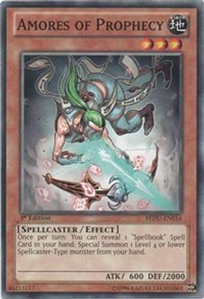 Amores of Prophecy (REDU-EN016) - Return of the Duelist Unlimited - Premium Yugioh Single from Konami - Just $0.25! Shop now at Game Crave Tournament Store