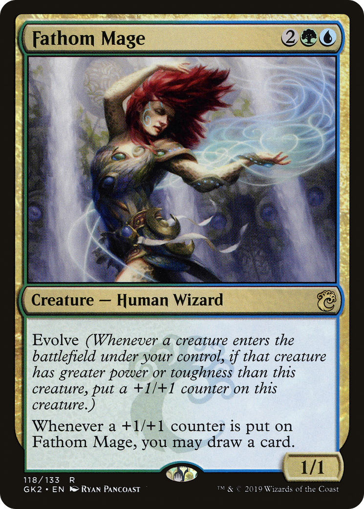 Fathom Mage (GK2-118) - RNA Guild Kit - Premium MTG Single from Wizards of the Coast - Just $0.34! Shop now at Game Crave Tournament Store