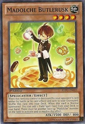 Madolche Butlerusk (REDU-EN025) - Return of the Duelist Unlimited - Premium Yugioh Single from Konami - Just $0.34! Shop now at Game Crave Tournament Store