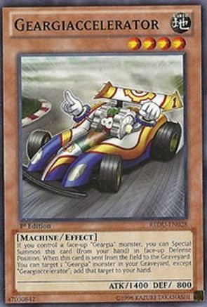 Geargiaccelerator (REDU-EN028) - Return of the Duelist 1st Edition - Premium Yugioh Single from Konami - Just $0.25! Shop now at Game Crave Tournament Store
