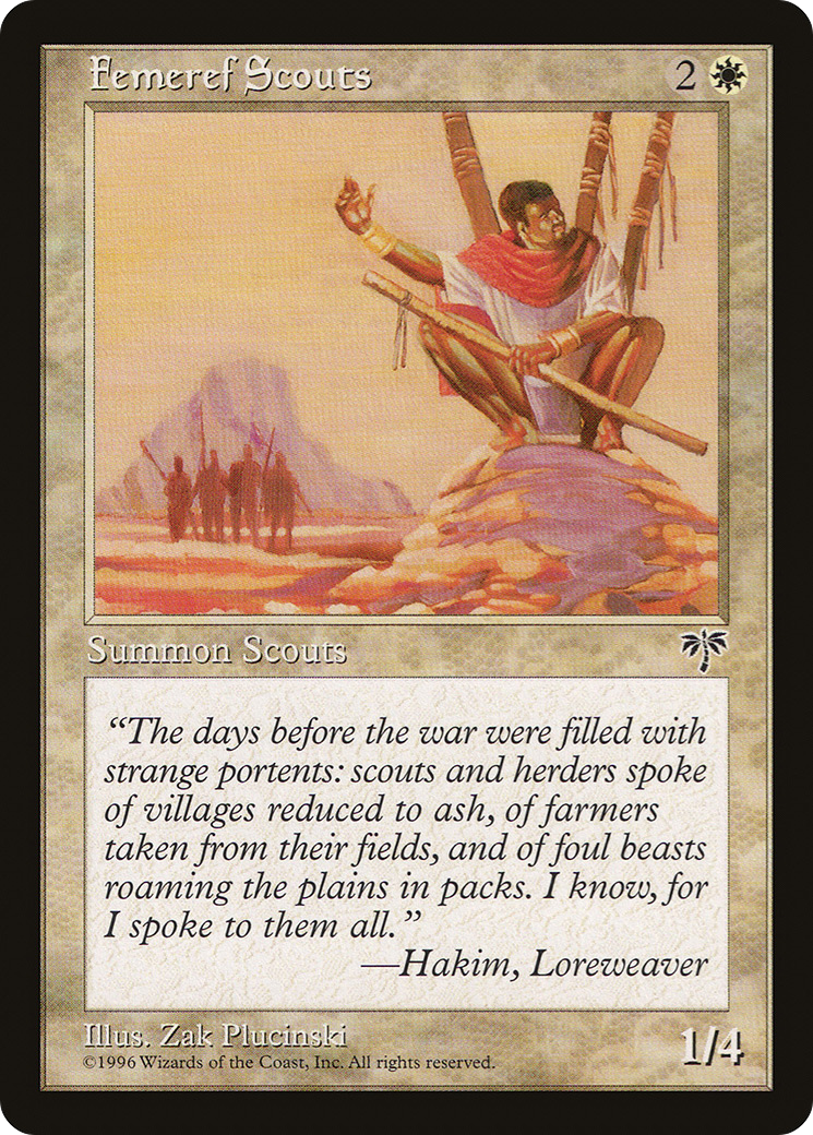 Femeref Scouts (MIR-019) - Mirage - Premium MTG Single from Wizards of the Coast - Just $0.25! Shop now at Game Crave Tournament Store