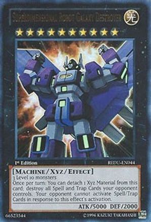 Superdimensional Robot Galaxy Destroyer (REDU-EN044) - Return of the Duelist 1st Edition - Premium Yugioh Single from Konami - Just $1.26! Shop now at Game Crave Tournament Store