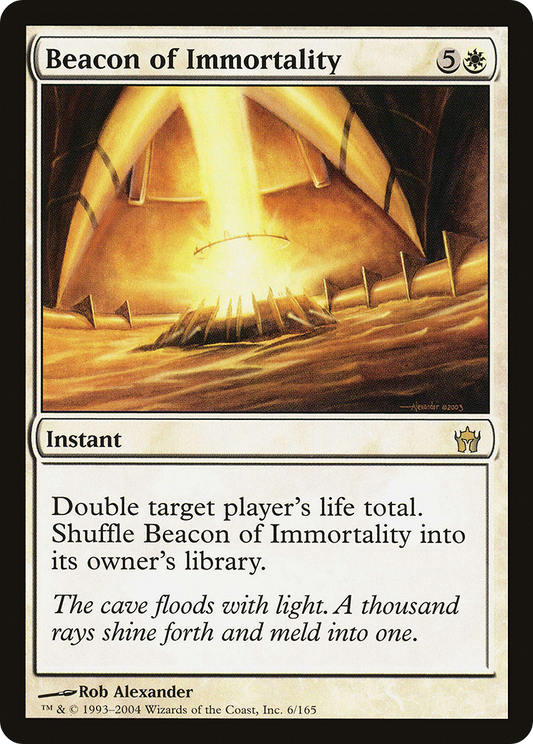 Beacon of Immortality (5DN-006) - Fifth Dawn Foil - Premium MTG Single from Wizards of the Coast - Just $35.21! Shop now at Game Crave Tournament Store