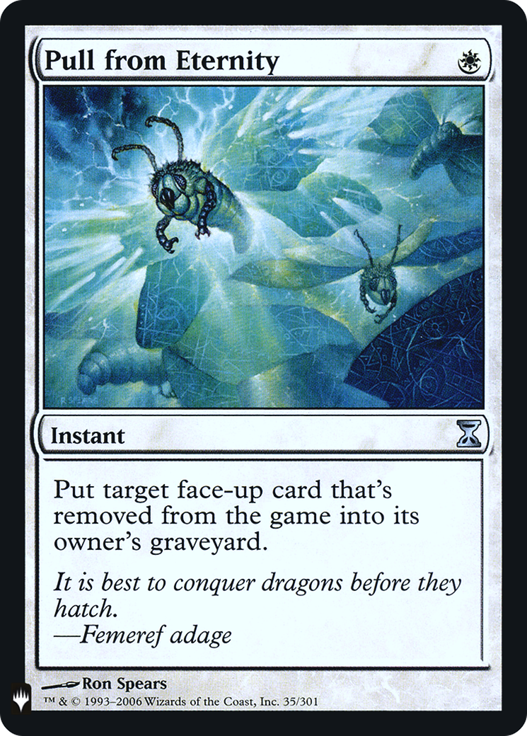 Pull from Eternity (FMB1-012) - Mystery Booster Retail Edition Foils Foil - Premium MTG Single from Wizards of the Coast - Just $1.81! Shop now at Game Crave Tournament Store