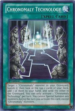 Chronomaly Technology (REDU-EN054) - Return of the Duelist Unlimited - Premium Yugioh Single from Konami - Just $0.25! Shop now at Game Crave Tournament Store