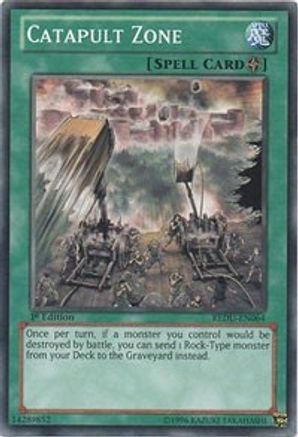 Catapult Zone (REDU-EN064) - Return of the Duelist Unlimited - Premium Yugioh Single from Konami - Just $0.42! Shop now at Game Crave Tournament Store