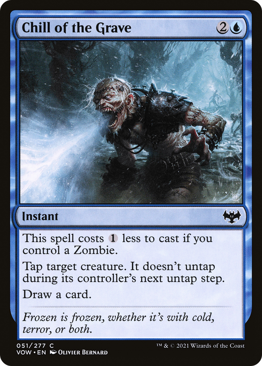 Chill of the Grave (VOW-051) - Innistrad: Crimson Vow Foil - Premium MTG Single from Wizards of the Coast - Just $0.25! Shop now at Game Crave Tournament Store