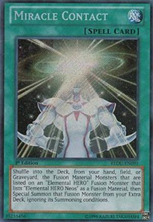 Miracle Contact (REDU-EN093) - Return of the Duelist 1st Edition - Premium Yugioh Single from Konami - Just $4.23! Shop now at Game Crave Tournament Store