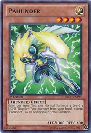 Pahunder (REDU-EN095) - Return of the Duelist 1st Edition - Premium Yugioh Single from Konami - Just $0.26! Shop now at Game Crave Tournament Store