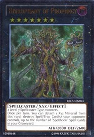 Hierophant of Prophecy (UTR) (REDU-EN045) - Return of the Duelist 1st Edition - Premium Yugioh Single from Konami - Just $3.72! Shop now at Game Crave Tournament Store