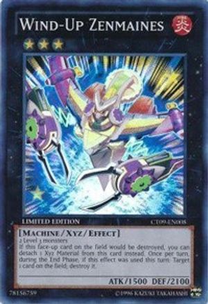 Wind-Up Zenmaines (CT09-EN008) - 2012 Collectors Tin Limited - Premium Yugioh Single from Konami - Just $0.41! Shop now at Game Crave Tournament Store