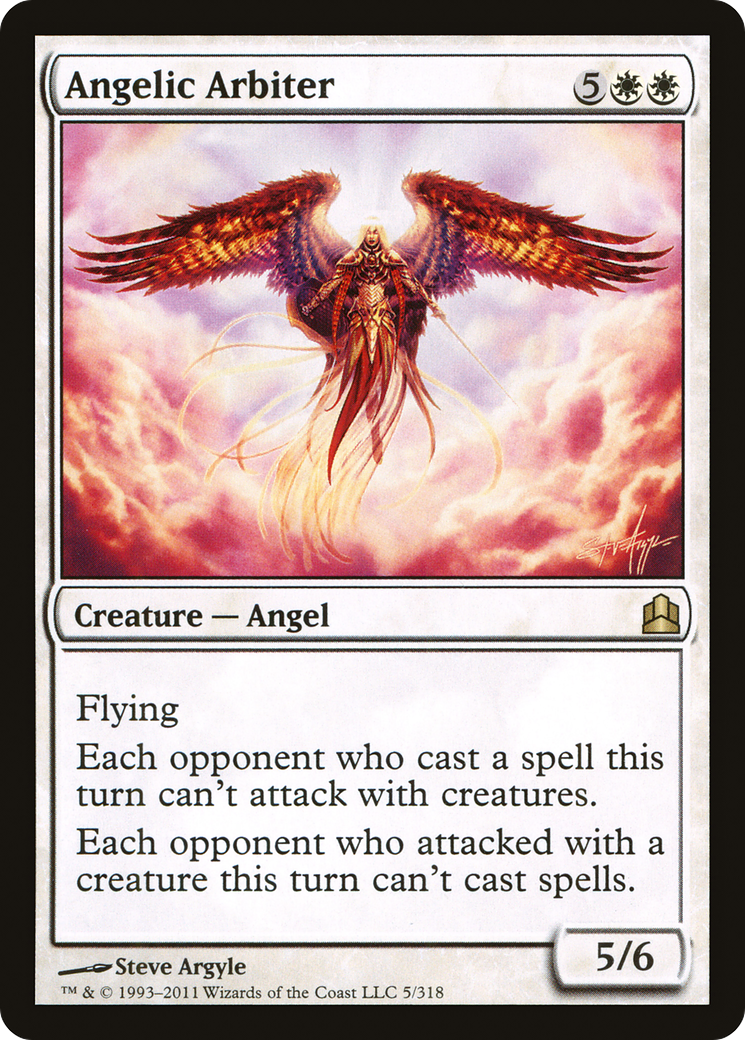 Angelic Arbiter (CMD-005) - Commander 2011 - Premium MTG Single from Wizards of the Coast - Just $0.62! Shop now at Game Crave Tournament Store