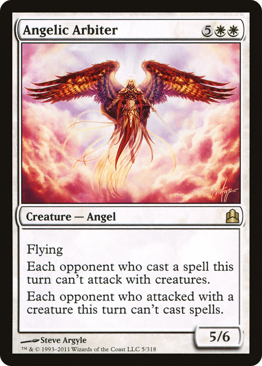 Angelic Arbiter (CMD-005) - Commander 2011 - Premium MTG Single from Wizards of the Coast - Just $0.62! Shop now at Game Crave Tournament Store
