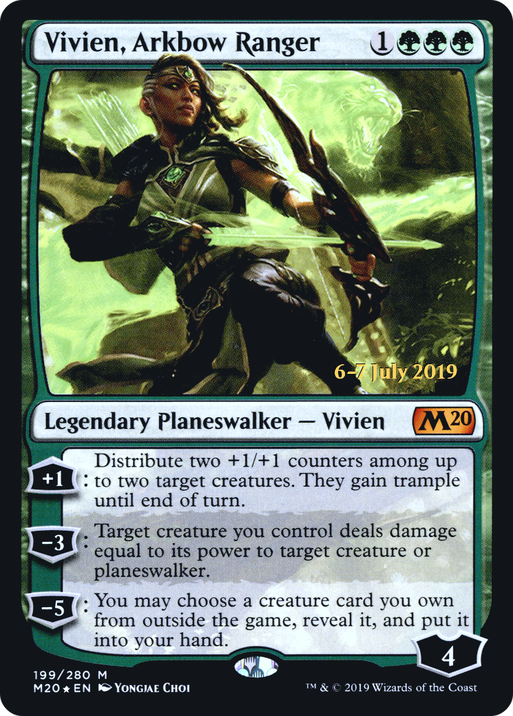 Vivien, Arkbow Ranger (PM20-199S) - Core Set 2020 Promos Foil - Premium MTG Single from Wizards of the Coast - Just $0.60! Shop now at Game Crave Tournament Store