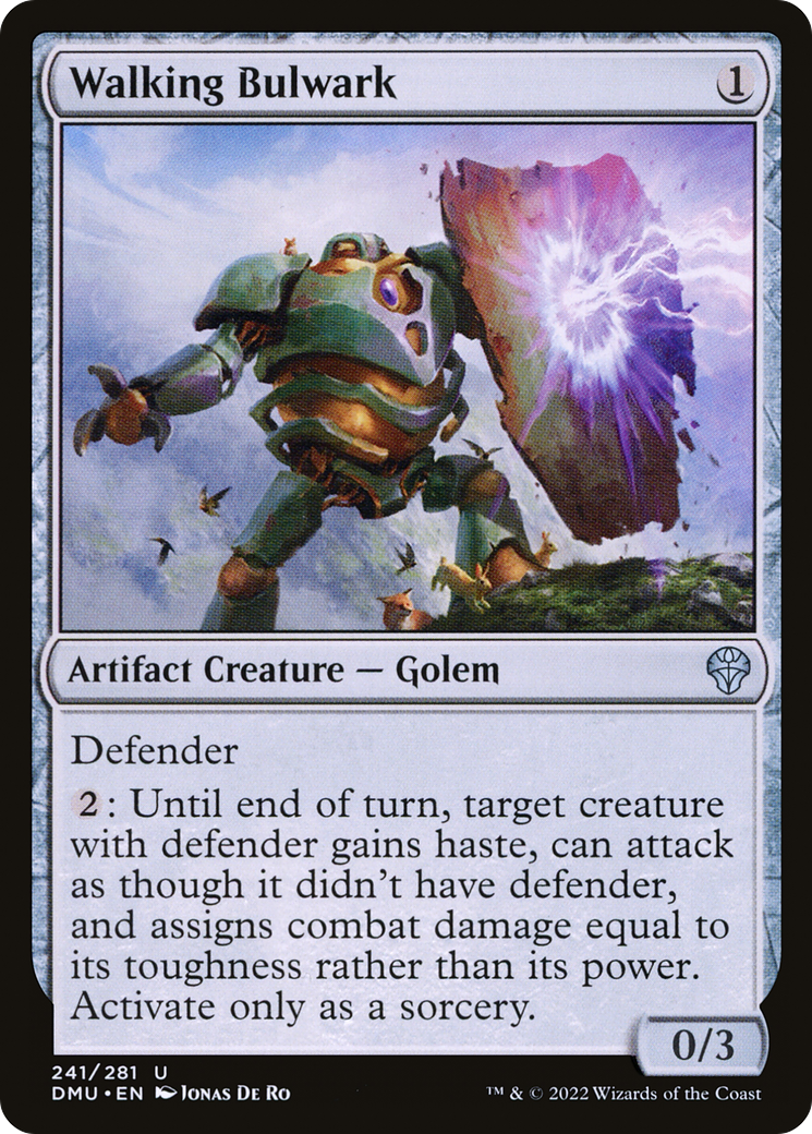 Walking Bulwark (DMU-241) - Dominaria United - Premium MTG Single from Wizards of the Coast - Just $0.08! Shop now at Game Crave Tournament Store