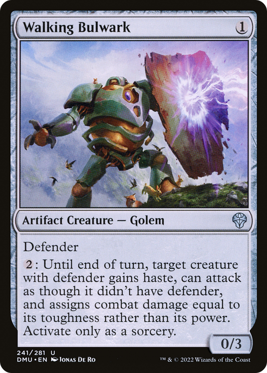 Walking Bulwark (DMU-241) - Dominaria United - Premium MTG Single from Wizards of the Coast - Just $0.08! Shop now at Game Crave Tournament Store