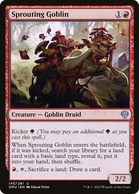 Sprouting Goblin (DMU-145) - Dominaria United - Premium MTG Single from Wizards of the Coast - Just $0.08! Shop now at Game Crave Tournament Store