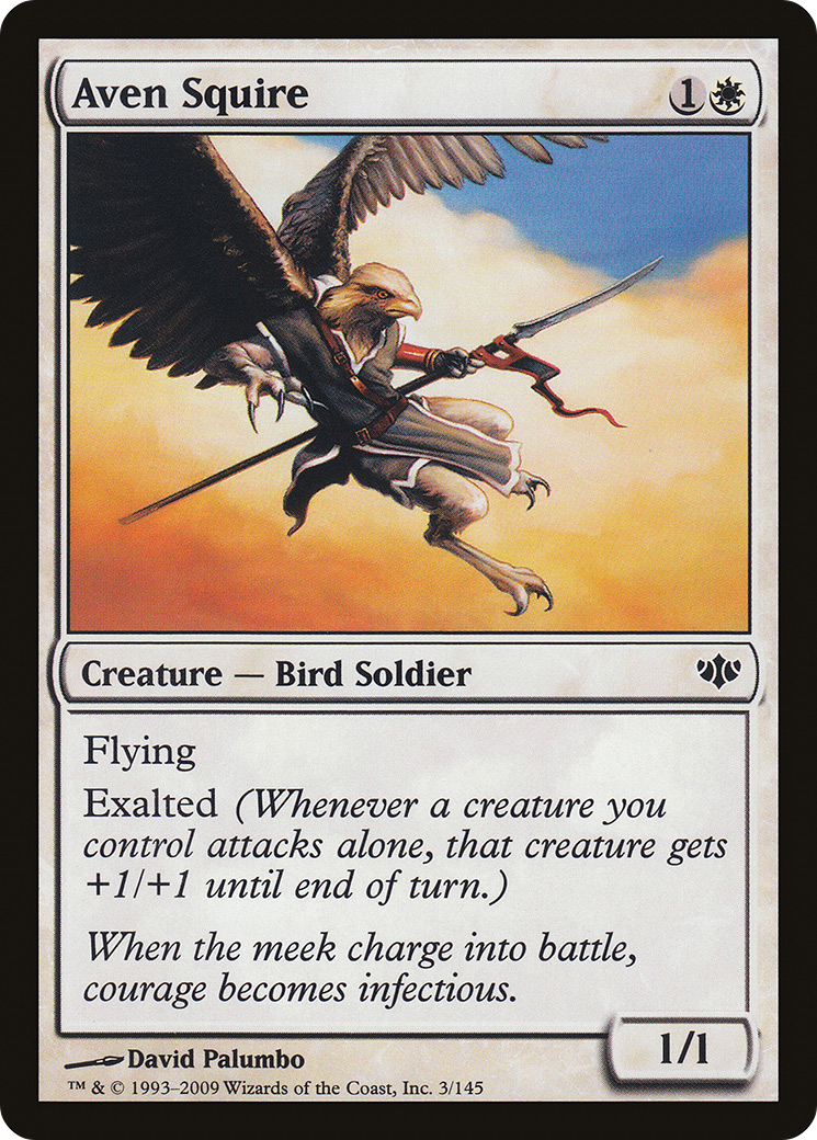Aven Squire (CON-003) - Conflux - Premium MTG Single from Wizards of the Coast - Just $0.08! Shop now at Game Crave Tournament Store