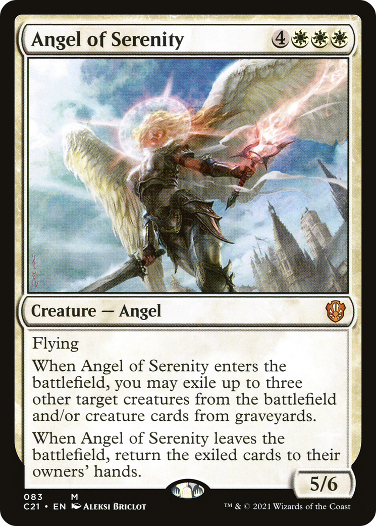 Angel of Serenity (C21-083) - Commander 2021 - Premium MTG Single from Wizards of the Coast - Just $0.19! Shop now at Game Crave Tournament Store