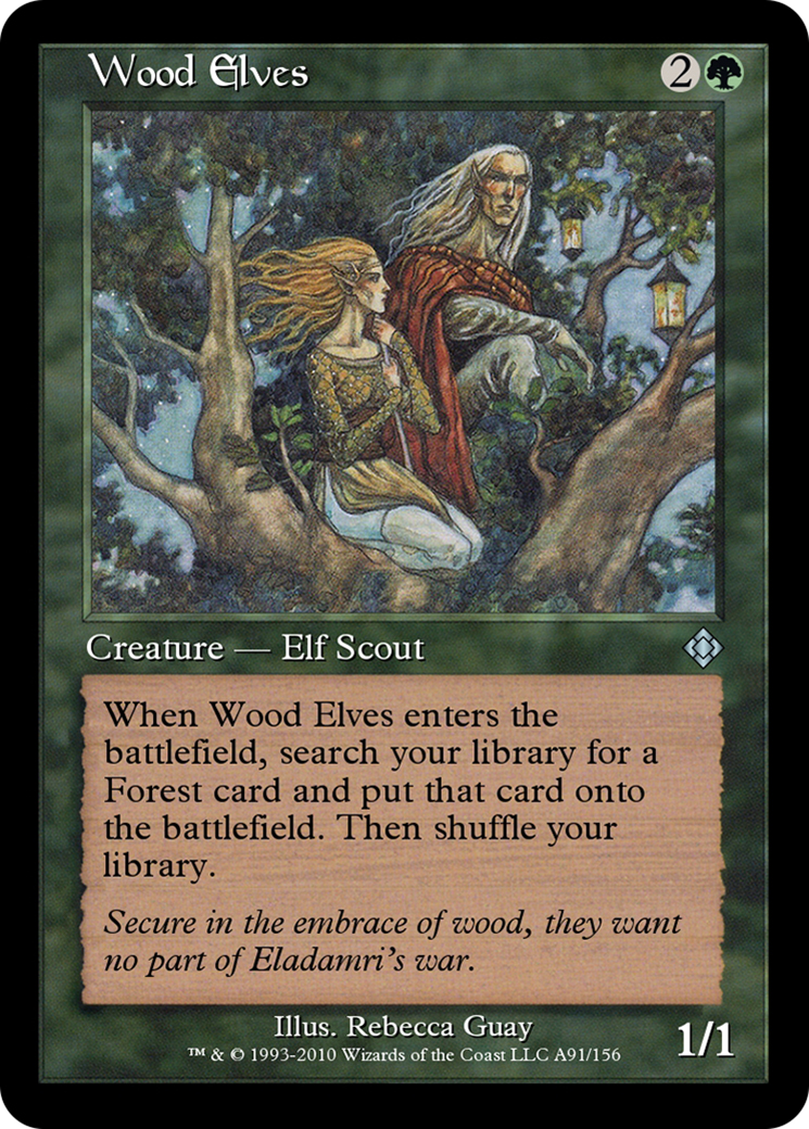 Wood Elves (TD0-A91) - Magic Online Theme Decks - Premium MTG Single from Wizards of the Coast - Just $0! Shop now at Game Crave Tournament Store
