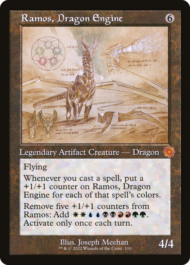 Ramos, Dragon Engine (BRR-110) - The Brothers' War Retro Artifacts Foil - Premium MTG Single from Wizards of the Coast - Just $2.23! Shop now at Game Crave Tournament Store