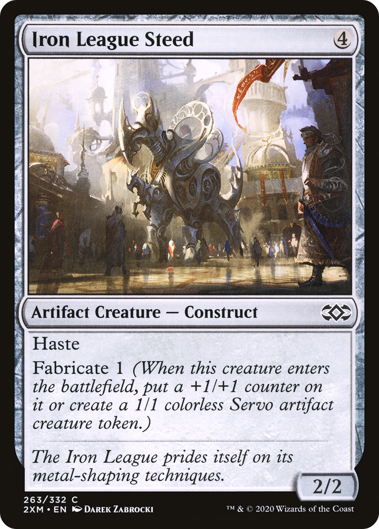 Iron League Steed (2XM-263) - Double Masters - Premium MTG Single from Wizards of the Coast - Just $0.08! Shop now at Game Crave Tournament Store