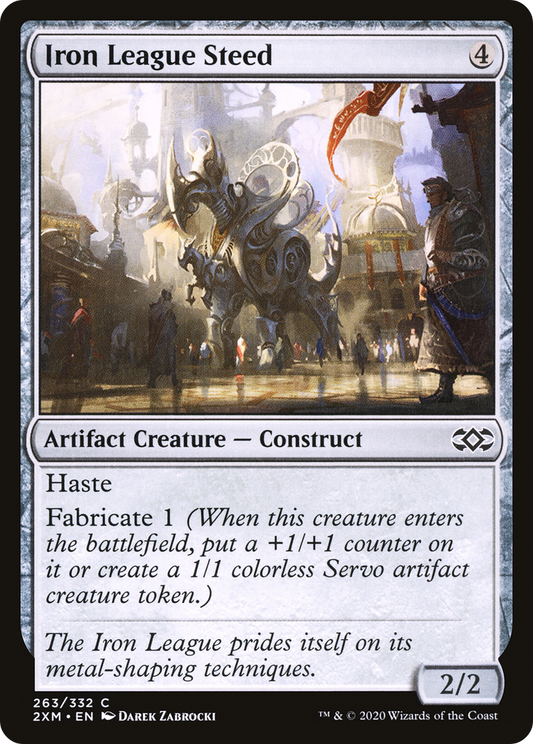 Iron League Steed (2XM-263) - Double Masters - Premium MTG Single from Wizards of the Coast - Just $0.08! Shop now at Game Crave Tournament Store